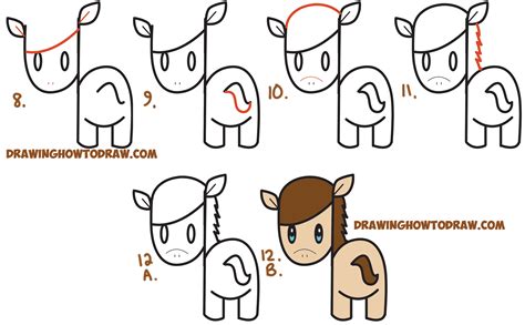 easy drawing horse|easy horse drawing step by.